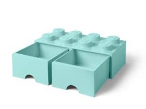 lysebla 8 knotters lego 5006182 oppbevaringskloss med skuff
