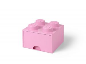 lyselilla 4 knotters lego 5006173 oppbevaringskloss med skuff