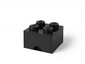 svart 4 knotters lego 5005711 oppbevaringskloss med skuff