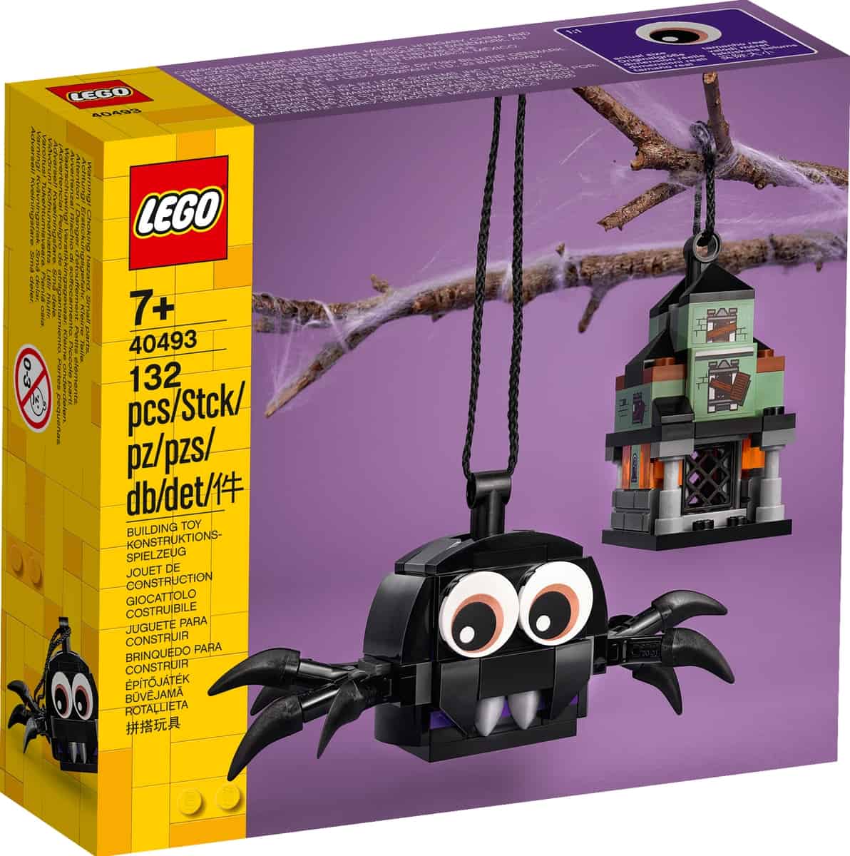 lego 40493 sett med hjemsokt hus og edderkopp