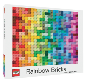 lego 5007072 regnbueklosser puslespill med 1000 brikker
