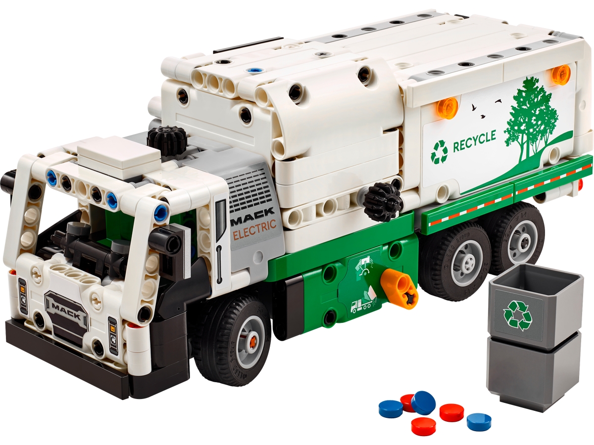 mack lr electric garbage truck 42167