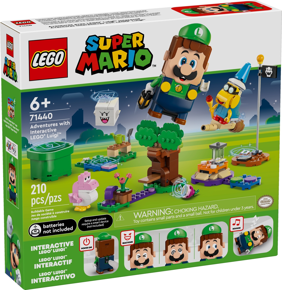 adventures with interactive lego luigi 71440